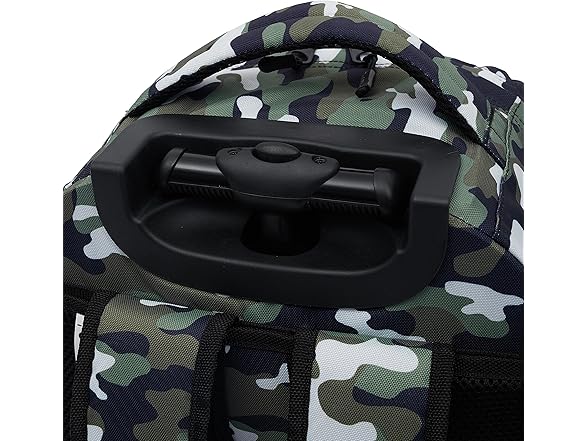 Travelers Club 18" Camo Rolling Backpack