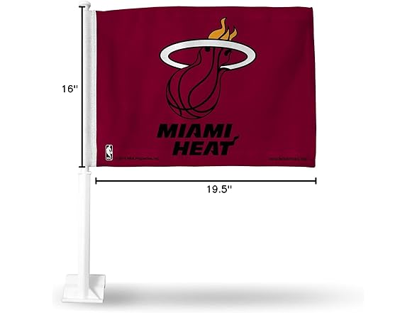 Heat Standard Car Flag 16x19
