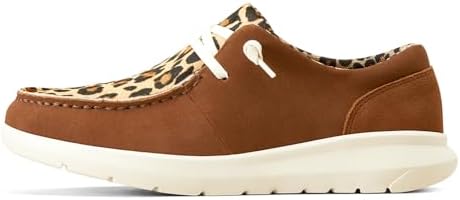 Ariat Women's Hilo - Ginger Spice/Leopard Hair On, 7 Medium