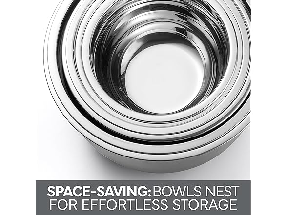 12 Pc Mixing Bowls with Lids Gray