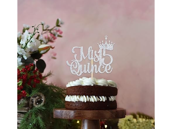 Bytorjar Mis Quince 15 Cake Topper