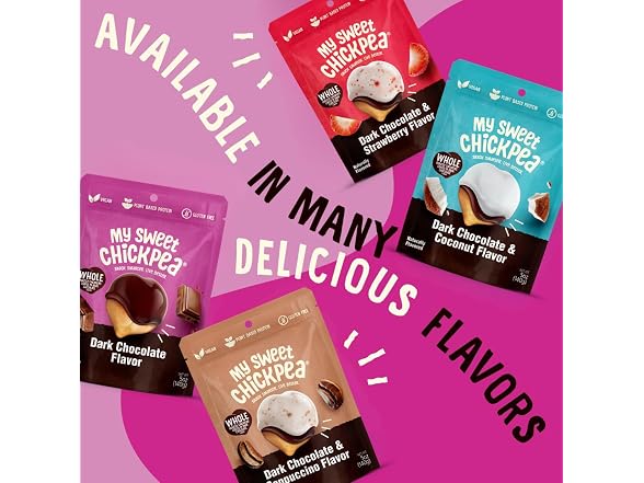 4Pk My Sweet Chickpea 5 Oz Chocolate Covered Chickpeas
