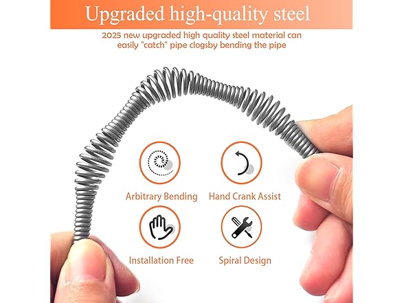 launary Drain Snake Auger