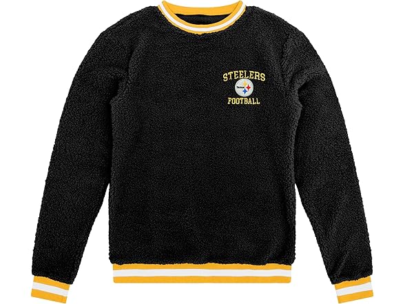 PITTSBURGH STEELERS (S) Sherpa Crewneck Sweater