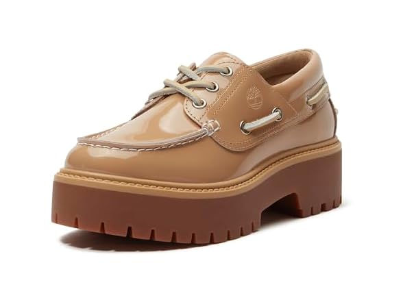 Medium Beige Patent Leather