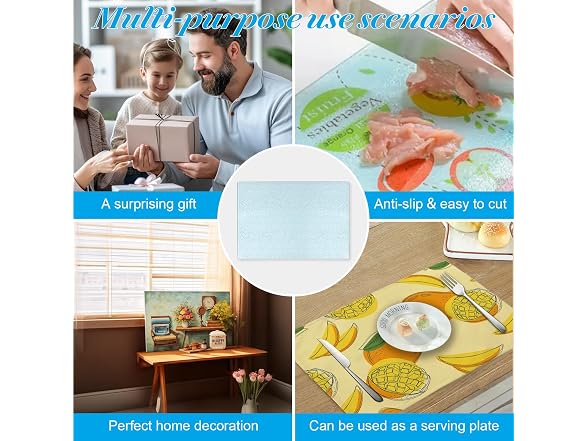 6 Pcs Sublimation Cutting Board Blanks