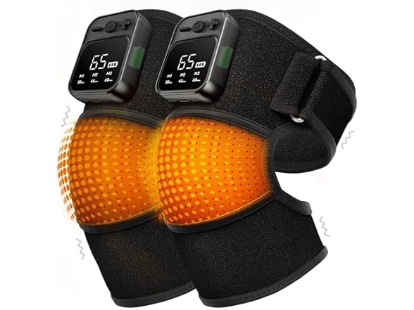 KlugPop Knee Massager with Heat, 2 Pack