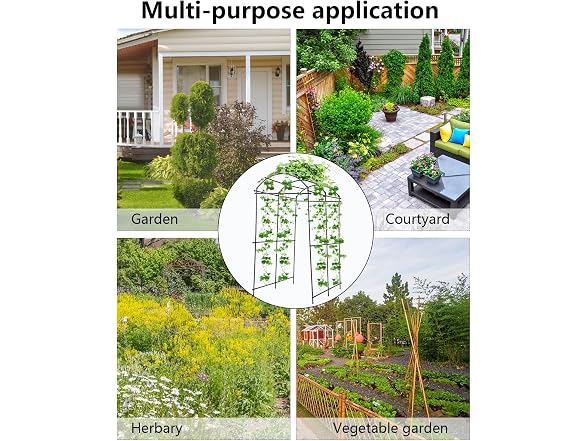 Garden Arch Trellis Outdoor Arched Trellis