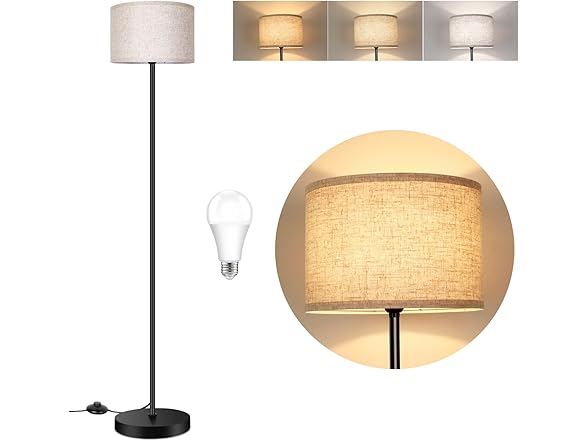 TOBUSA B0C5CVTLJ1 Floor Lamp for Living Room