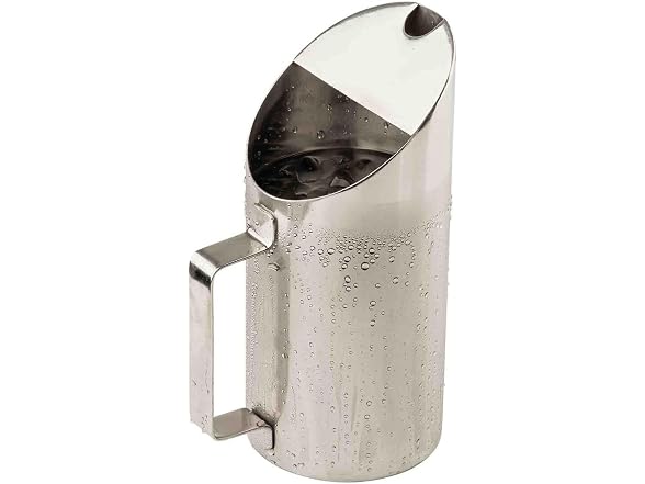 TableCraft 12813 Premium Stainless Steel Pitcher 1 Liter / 34 oz 