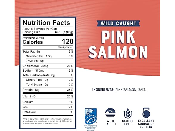 Bumble Bee Canned Pink Salmon, 14.75 oz