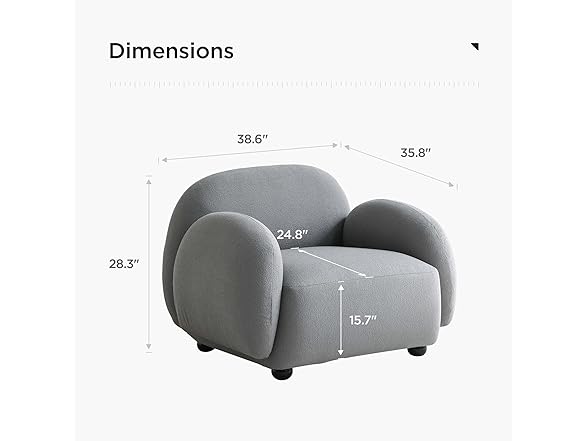 Acanva Comfy Accent Chair