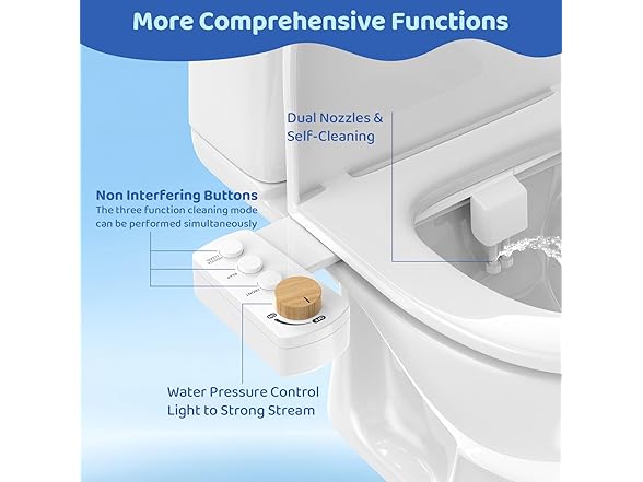 JaxiLano Bidet Attachment for Toilet Seat