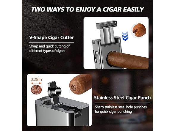 Tesonway Cigar Lighter & Accessories