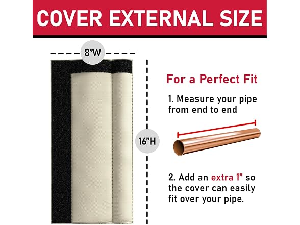 Redford Supply Co. Cold Snap Outdoor Pipe Insulation Foam Tube