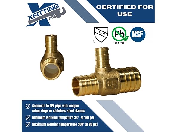 XFITTING 1 inch x 3/4 inch x 1/2 inch