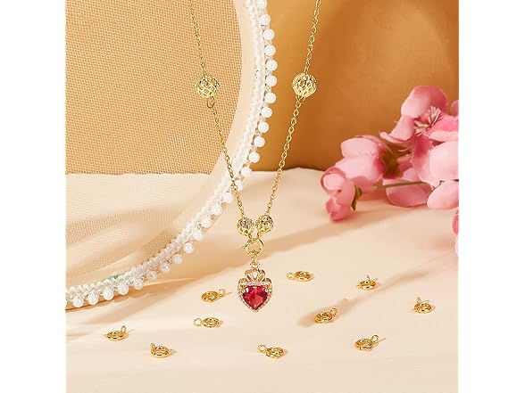 Beebeecraft 1 Box 20Pcs Spring Clasps 18K