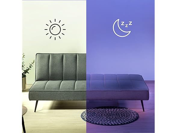 Zinus Quinn Convertible Sofa Bed, 2 in 1