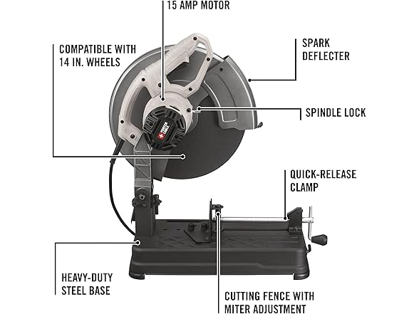 Porter Cable PCE700 Chop Saw for Metal Cutting