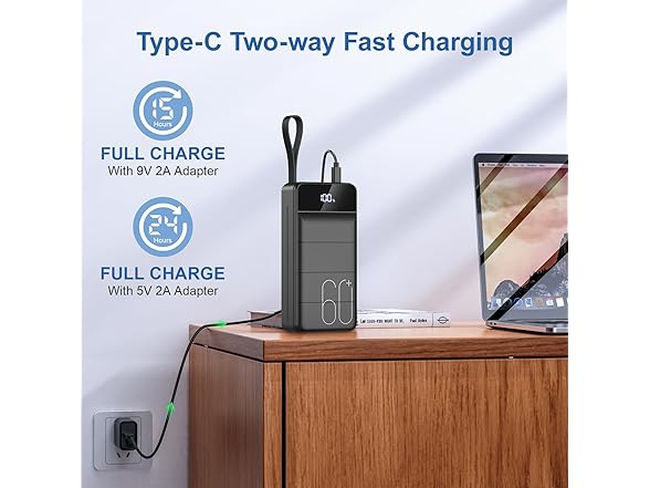 Easesolo Power Bank | 60000mAh | 22.5W - Gallery 3