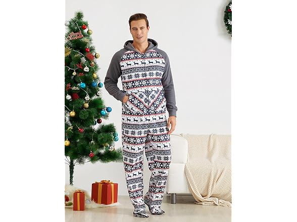 Iffei Men (XL) Family Christmas Pajamas Sets Pants