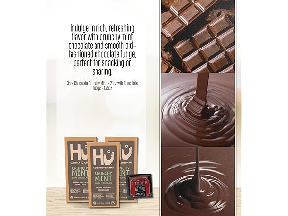 4 Item Set- Hu Chocolate Mint & Claeys Fudge