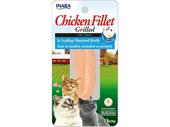 48PK INABA 0.9 oz Grilled Chicken Cat Treat (Your Choice)