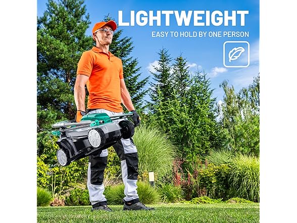 Litheli 13 Inch Cordless Lawn Mower