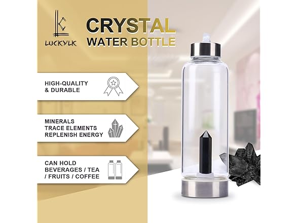 LCLUCKYLK 1pc crystal bottle