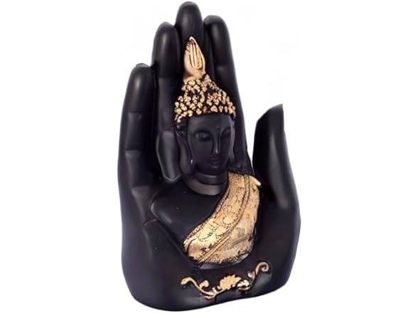 eCraftIndia Golden Handcrafted Palm Budd