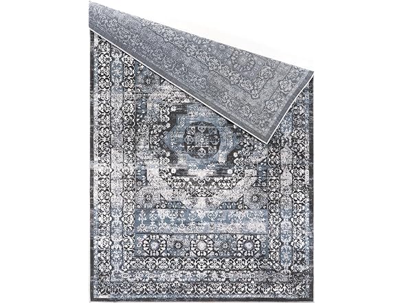L'Baiet Lina Blue Oriental 2x6 Runner Rug