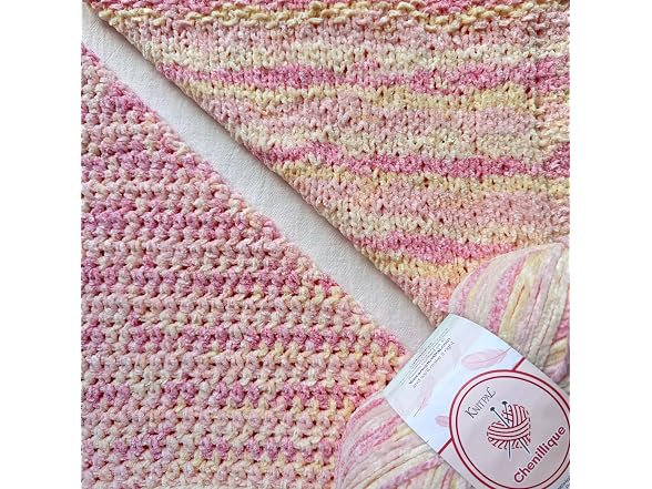 Chenillique #4 Velvet Chenille Yarn, 4-Pack