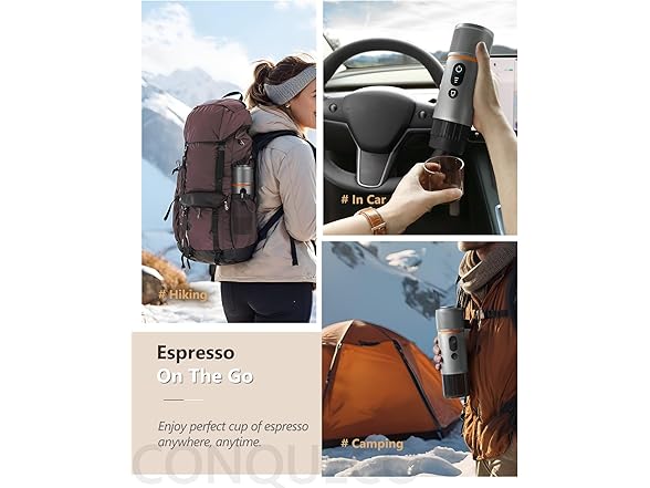 CONQUECO Portable Espresso Machine