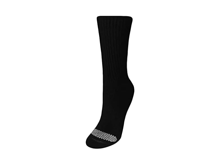 Hanes Comfort Crew Socks 6pk Black