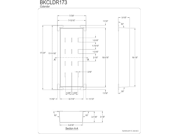 Kingston Brass Watford Stainless Steel Sink Colander