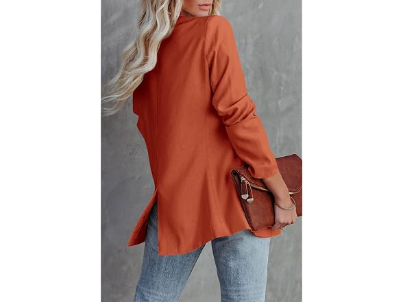 Prettygarden Women (L) Casual Blazers Long Jackets
