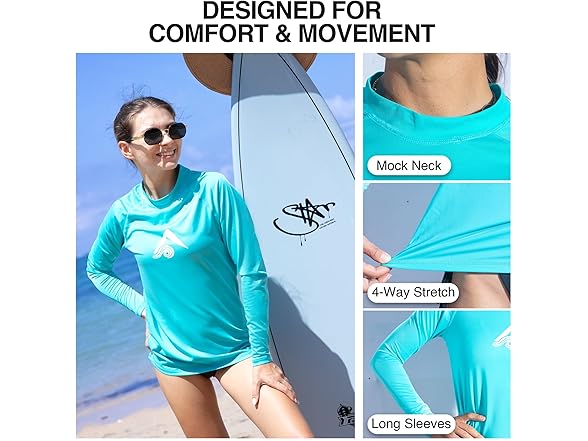 Kanu Surf Women's Aqua Rashguard (XL)