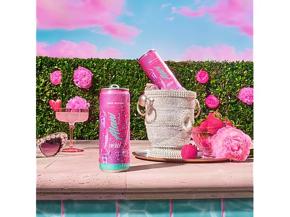 1CT Alani Nu Energy Drink, Pink Slush, 12 Fl Oz