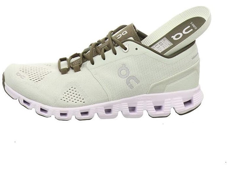 On Running 40.99705 8.5 On Running Cloud X2 Men's Shoes Aloe/White Aloe/White
