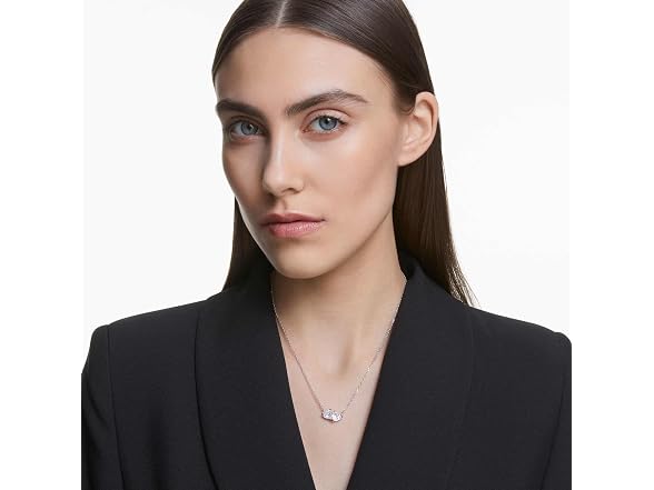 Swarovski Mesmera Necklace, Heart-Shaped Clear Cry