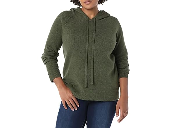 Amazon Essentials Women Soft Touch Hooded Sweater