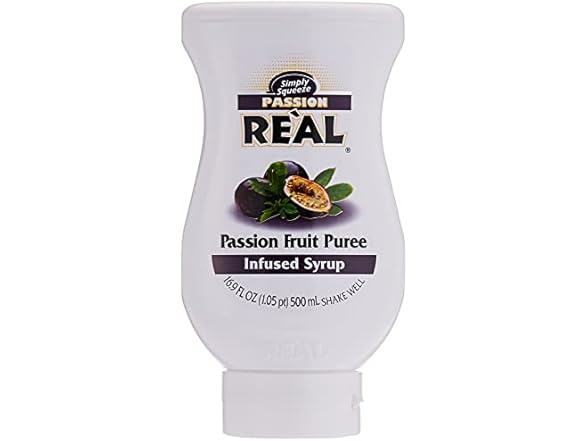 Real Infused Passion Fruit Syrup 16.9oz (1pk)