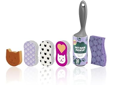$7.99, Was $10.27, 22% Off! Scotch Brite Cat Lovers Sponge and Lint Roller Kit dealfomo