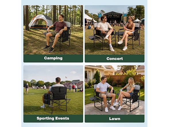 SUNNYFEEL Directors Camping Chair
