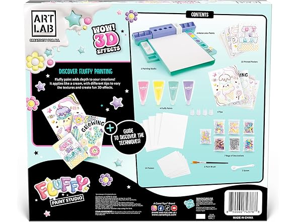 Canal Toys Art Lab Fluffy Paint Studio