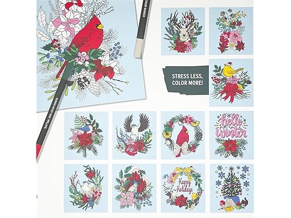Brea Reese: Marker Coloring Kit - Cardinal