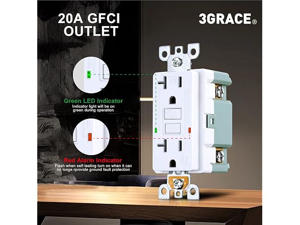 3GRACE GFCI Outlet