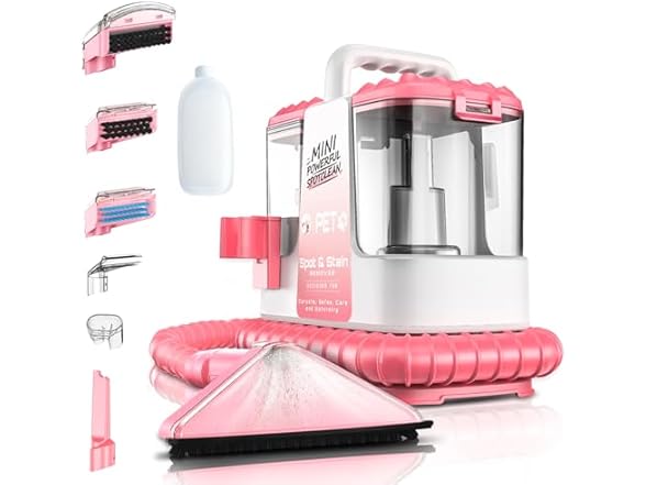 QYNTO Portable Carpet Cleaner Machine