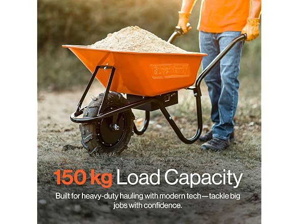 SuperHandy GUO087 Cordless Electric Wheelbarrow