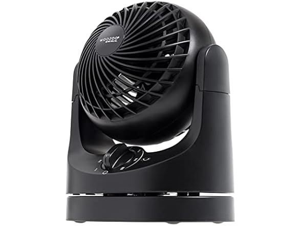 IRIS WOOZOO Desk Fan Black